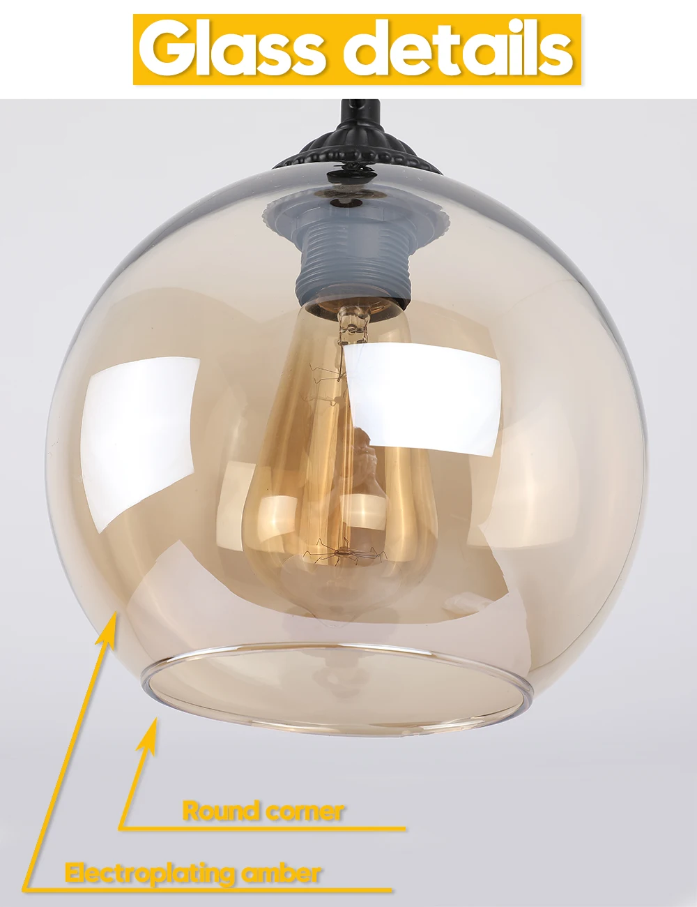 Лофт Винтаж Ретро подвесные светильники промышленный стеклянный шар пеньковая веревка E27 светильники для ресторана столовой гостиной кафе бара