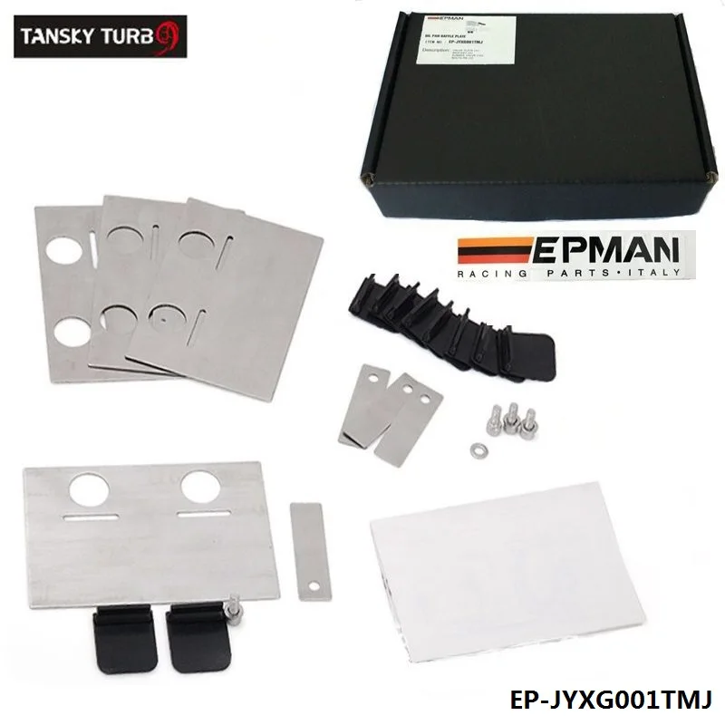 Prix pour TANSKY-Universal Acier Inoxydable Voiture Chicane du Carter D'huile Plaque Support En Caoutchouc Valve Bolt Kit EP-JYXG001TMJ Prix pour TANSKY-Universal Acier Inoxydable Voiture Chicane du Carter D'huile Plaque Support En Caoutchouc Valve Bolt Kit EP-JYXG001TMJ