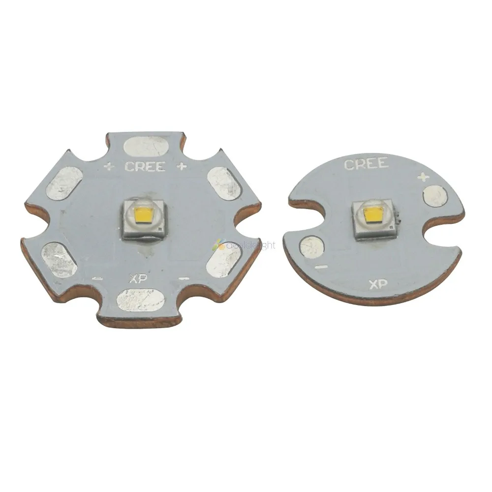 

5pcs CREE XPE2 3W High Power Led XP-E2 Red Green Blue Yellow Cool White Warm white Neutral white Led 16mm 20mm Copper Pcb