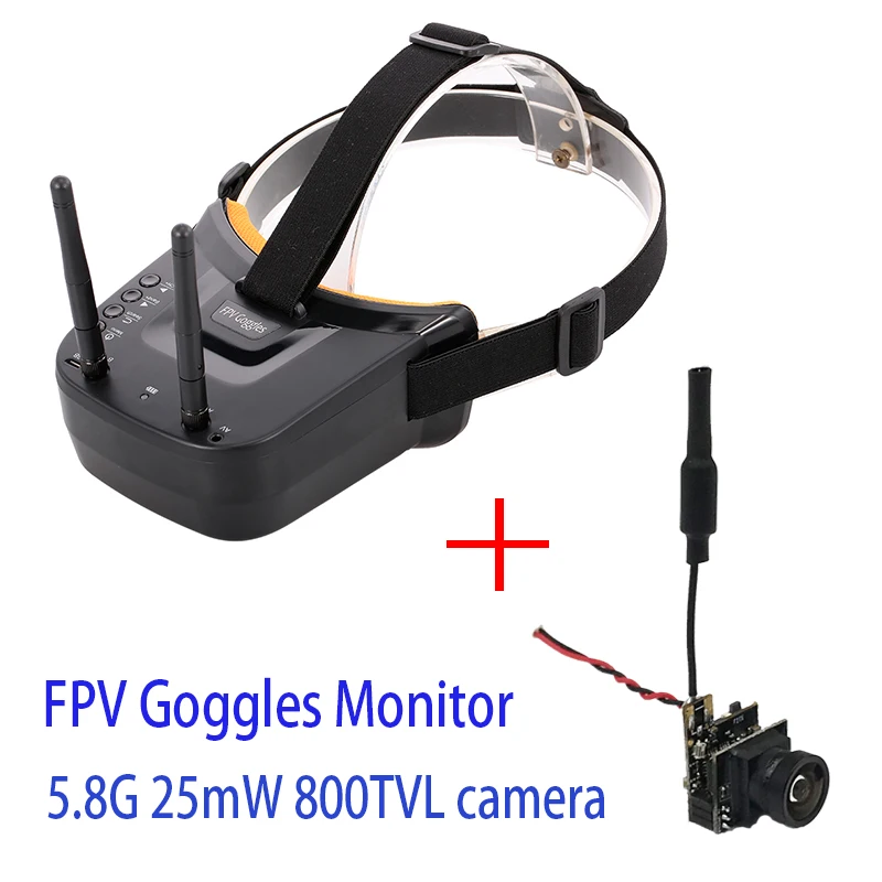 5 8G 40CH двойная антенна FPV очки монитор видео гарнитура HD с 25mW передатчик fpv | Детали и аксессуары -32966535699