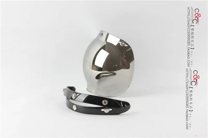 capacete каско винтажные мотоциклетный шлем в стиле ретро 3 кнопки защитный смотровой щиток щит стекло открытым лицом очки для шлема