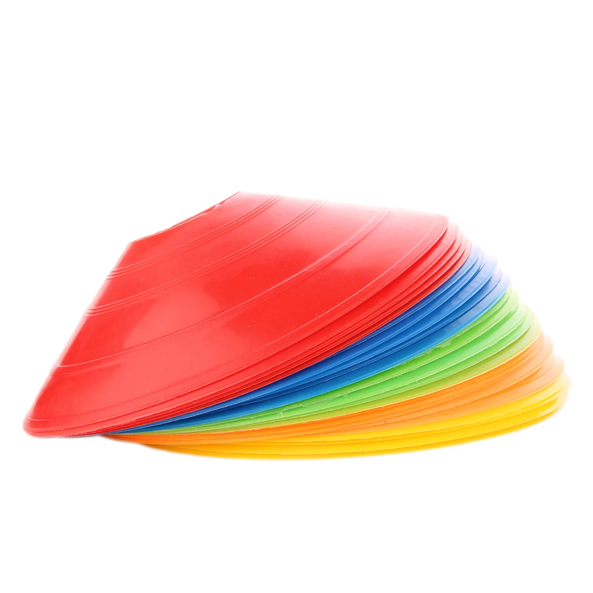 

Pack of 25pcs Disc Cone Sets Sports Training Gear with Carrier for Soccer, Football Training & More