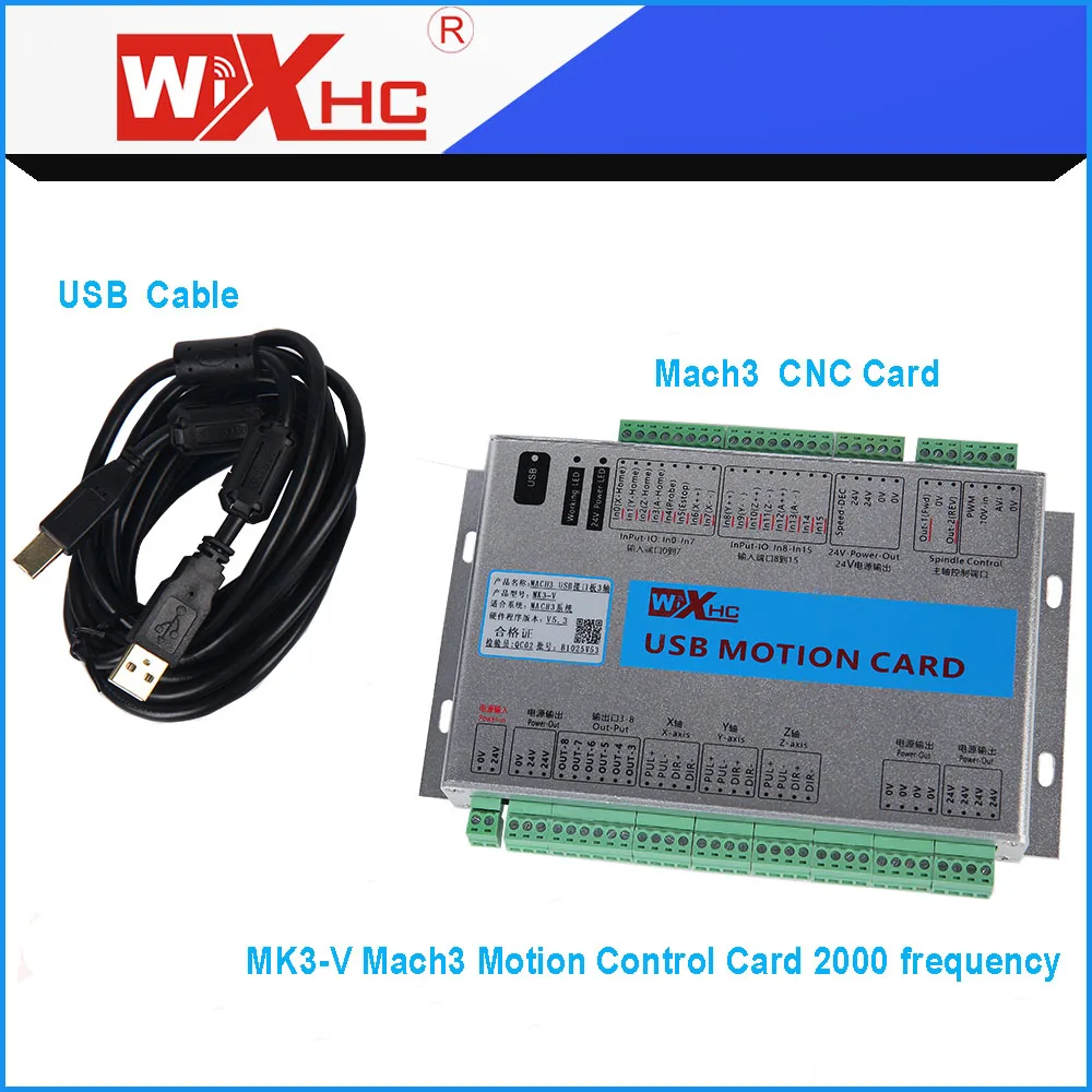 Обновления XHC mk3 v ЧПУ Mach3 USB 3 оси движения Управление карты Breakout совета 2 мГц