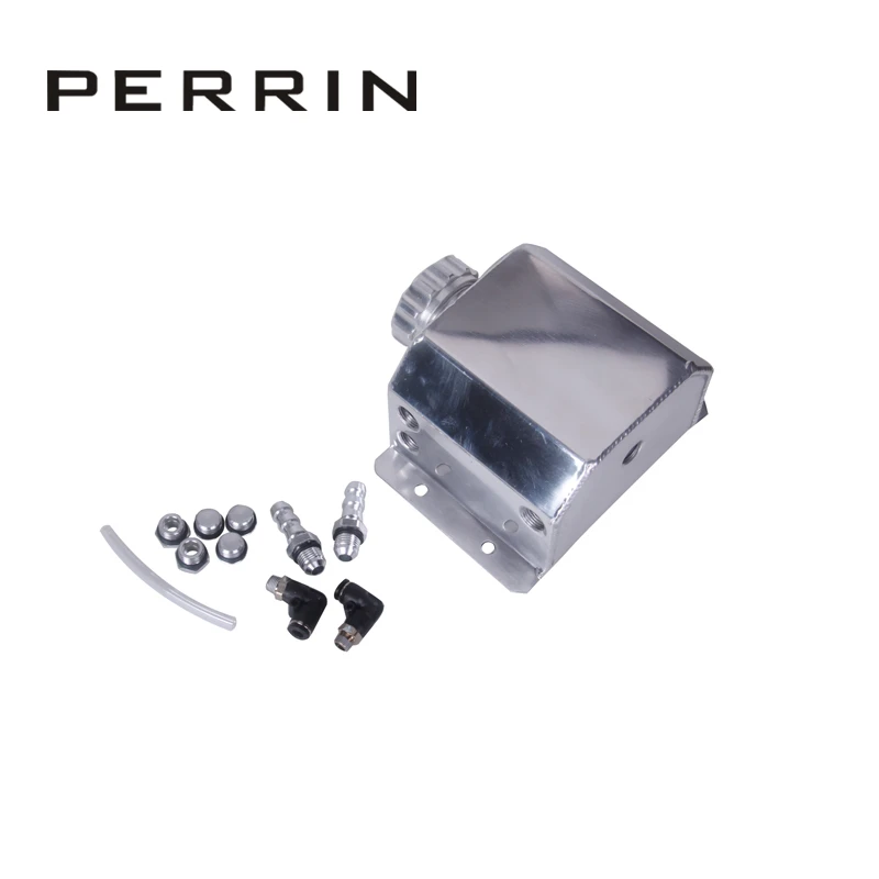 

Universal 1L Aluminum Oil Catch Can Reservoir Tank With Drain Plug Breather Oil Tank Fuel Tank