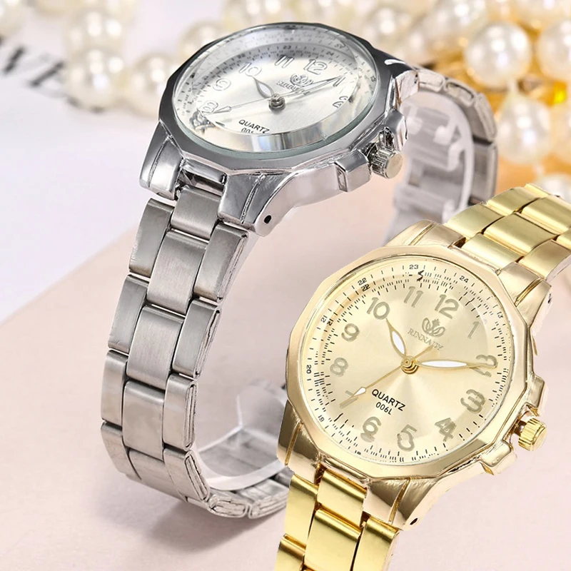 

Classic Women Watches Luxury Rhinestone Stainless steel Ladies Watch Women's Wirst Watches Clock Reloj Mujer Relogio Feminino