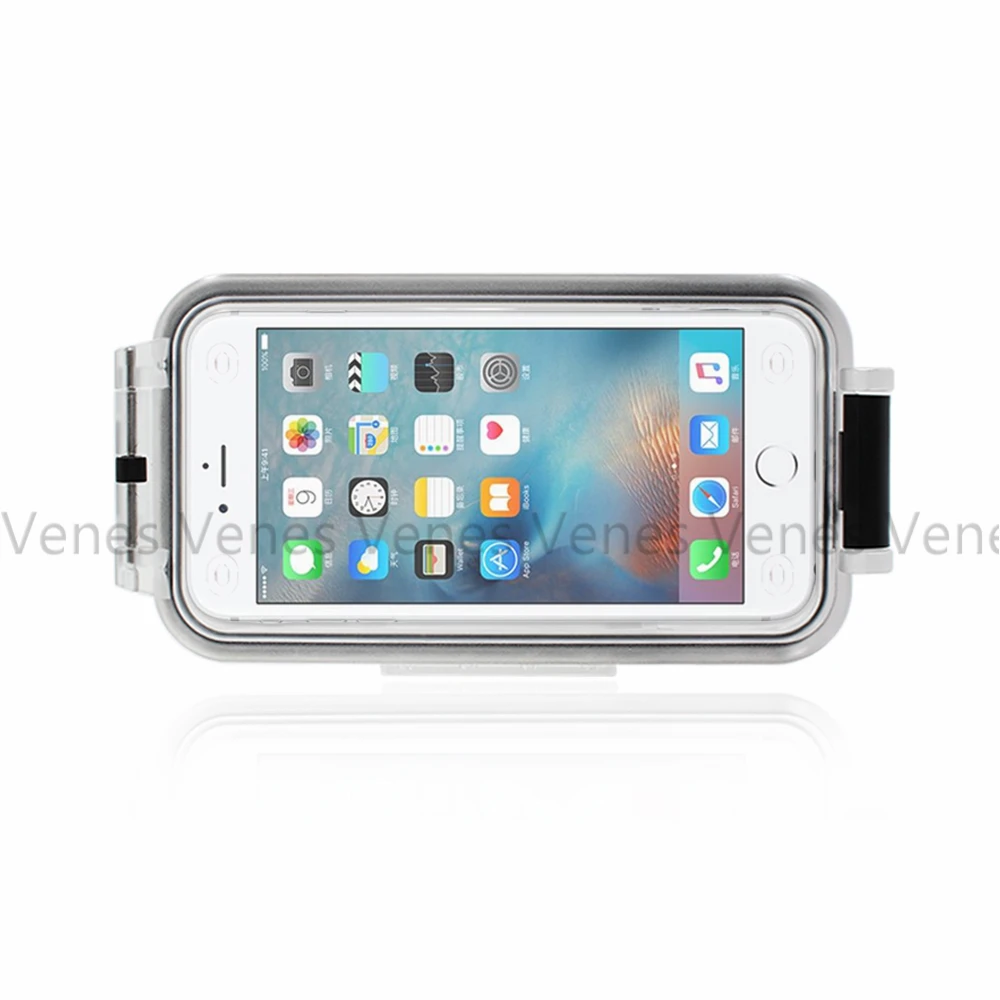 Atualizada do Bluetooth Case de Mergulho Terno de Controle Remoto para o Iphone Tela de Lcd Venes Versão Impermeável x 6 7 Plus 8 5.5 Polegada 30 m - Image 4