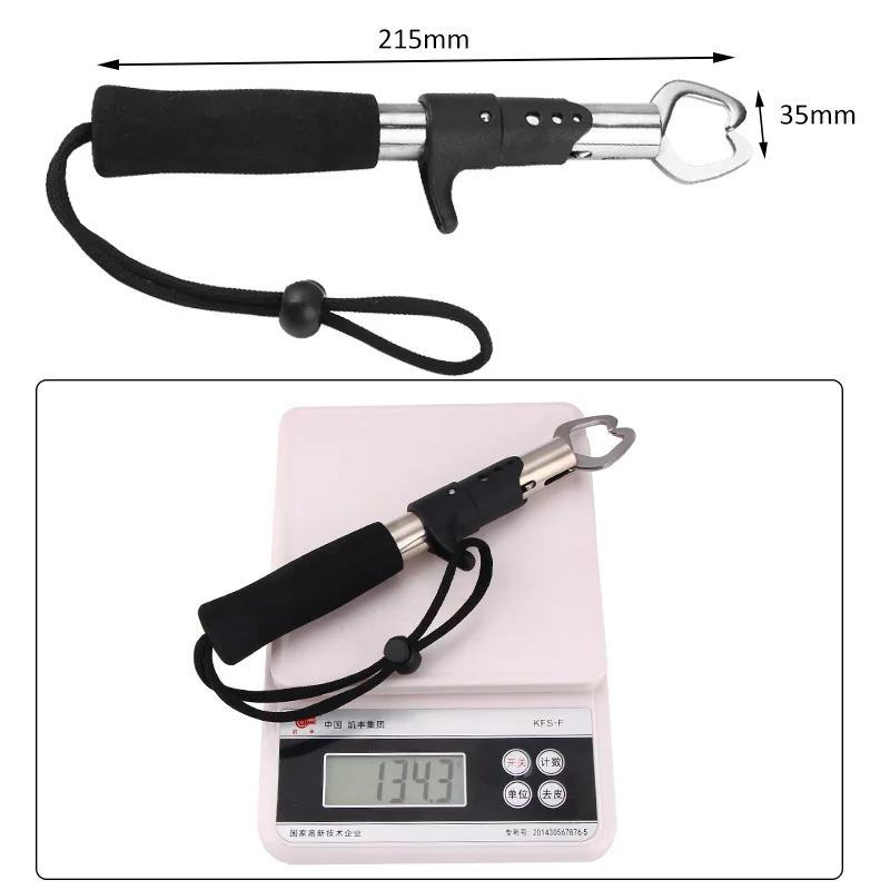 Multi-function Lure Stainless Steel Fish Grip Pliers Fish Catcher High Quality Fish Clip Fishing Gear Outdoor Tools jooyoo