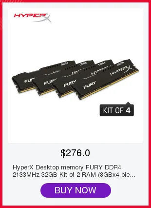 Kingston HyperX ноутбук памяти 4 Гб 2400 МГц DDR4 ram один модуль DDR4-2400 CL14 260-Pin