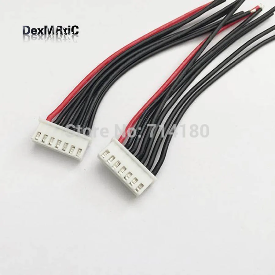 10x6 S Li-Po Батарея баланс Зарядное устройство штекер кабеля 10 см 22awg для Вертолет оптовой