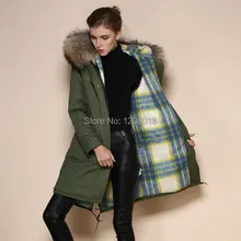 Новая модная зимняя одежда очень теплая Куртка парка, кашемир мех пальто для женщин, длинная стильная натуральный мех воротник из искусственного меха парка