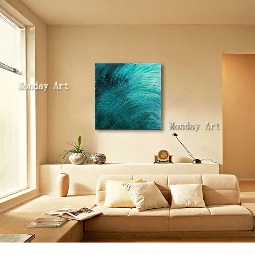 RR Unique-gift-Modren-Handpainted-abstract-pure-color-thick-oil-Home-Decor-Wall-Arts-Oil-Painting-for (6)
