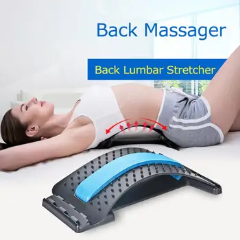 

Joylife Back Lumbar Stretcher Support Massager Fitness Posture Corrector Spine Adjuster
