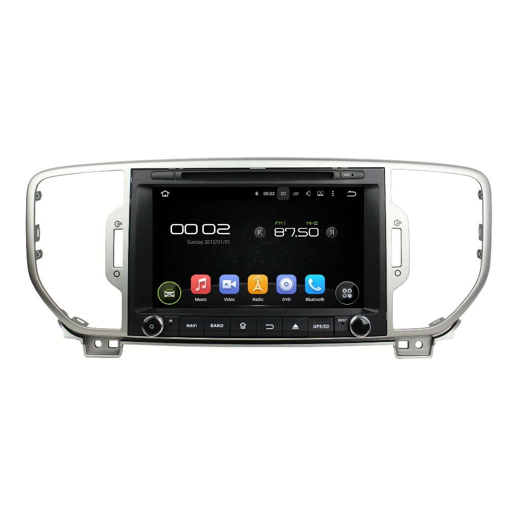 8 Octa core Android 6 0 Car DVD Player For Kia SPORTAGE 2016 Car Video Audio