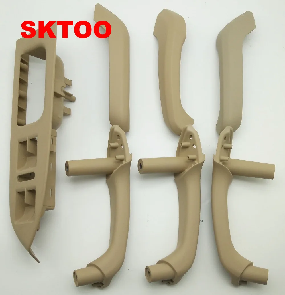 SKTOO 7 шт. набор бежевых внутренних дверных ручек для Touran Caddy 2003 2016 1T1867371H 1T1 867 371 H