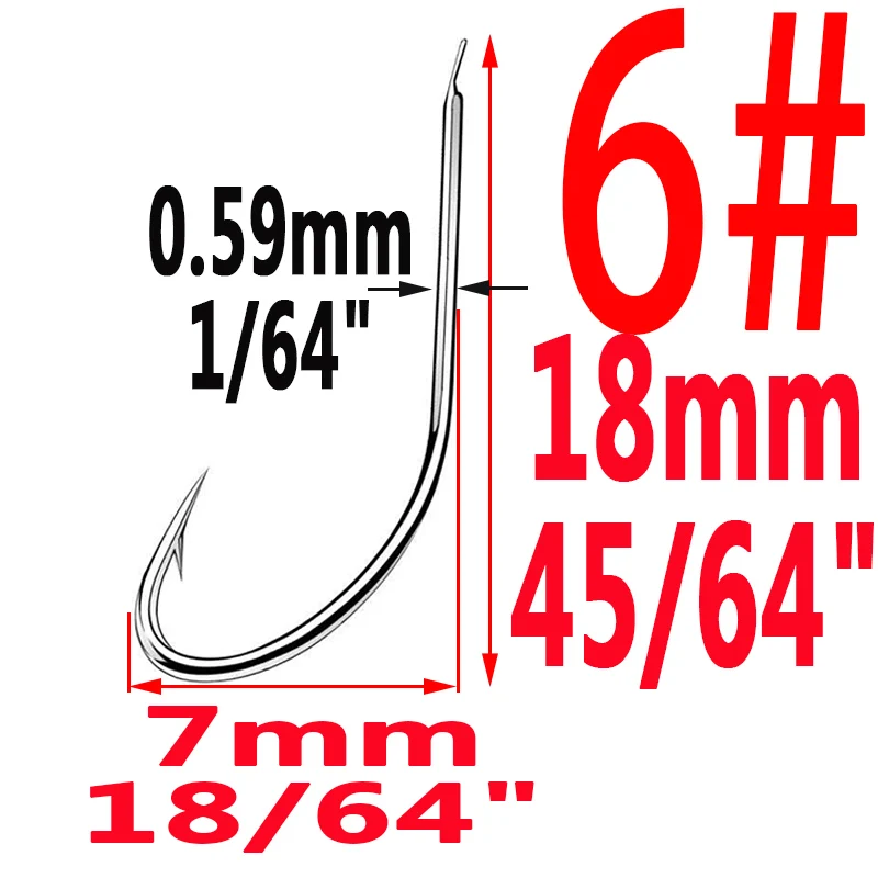 100 шт./пакет Iseama Circle Carp Eyed рыболовный крючок Размеры 1 2 3 4 5 6 7 8 9 10 11 12 13 14 кольцо глаз японский с высоким содержанием углерода Сталь рыболовный крючок - Цвет: size6  100pcs