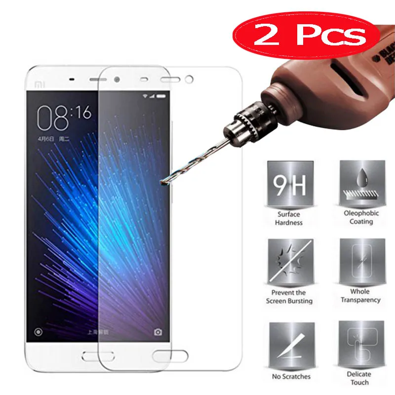 

2 Pieces HOPELF Tempered Glass for Xiaomi Mi5 Glass Mi 5 Screen Protector Phone Film for Glass Mi5 Xiaomi Tempered Xiomi Xaomi