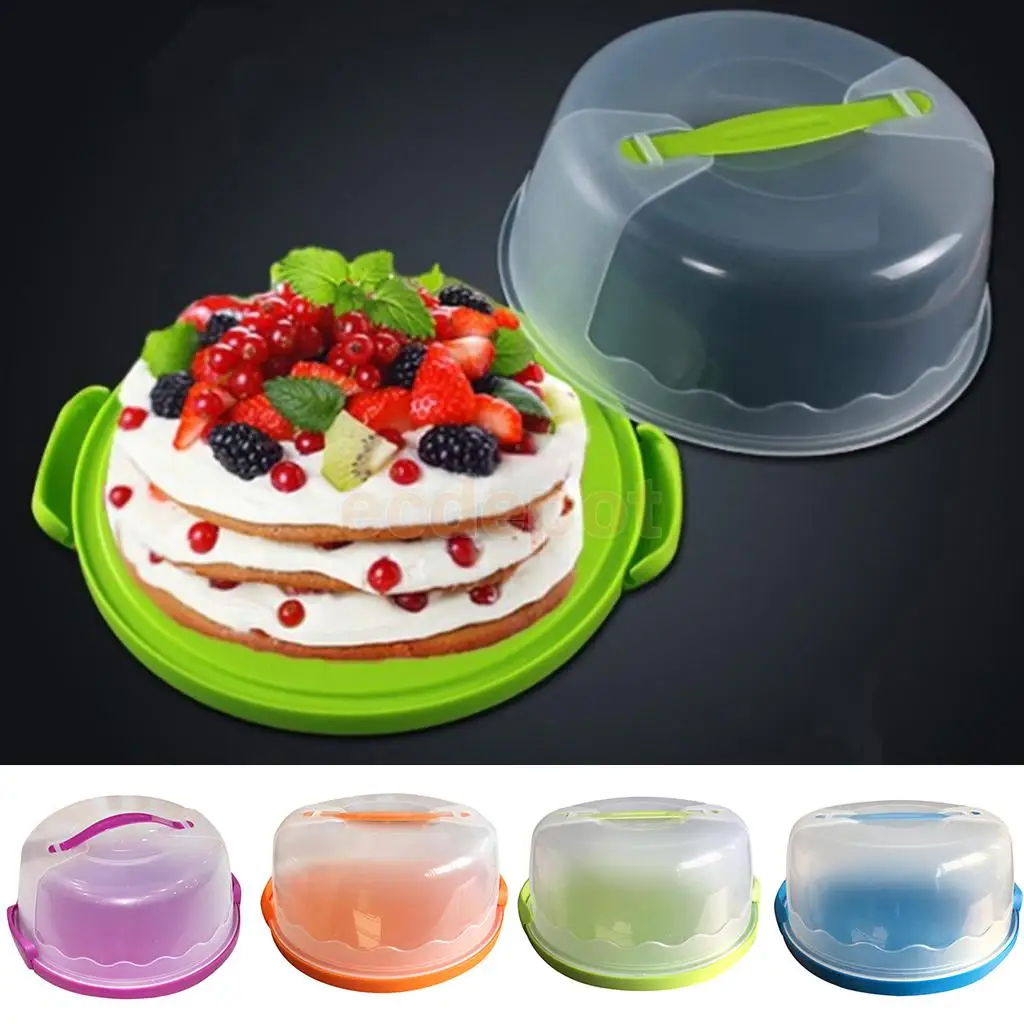 Portable Muffin Cake Cupcake Dessert Pretension Box Carrier Storage