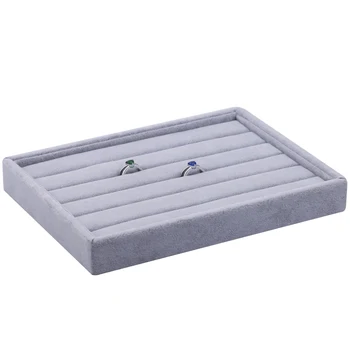 

2016 New 1 PCSThe new snow RongChang square row 6 ring display shelf 15*20*3.0CM