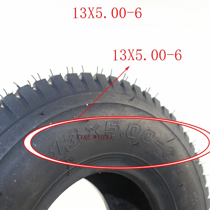 Горячая высокого качества картинг детская коляска ATV UTV 13X5. 00-6 дюймов бескамерное колесо шины