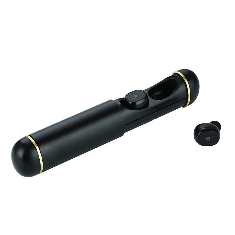 

T1 TWS earphone Wireless Bluetooth 5.0 Earphone Mini Headset with charge box for sport black