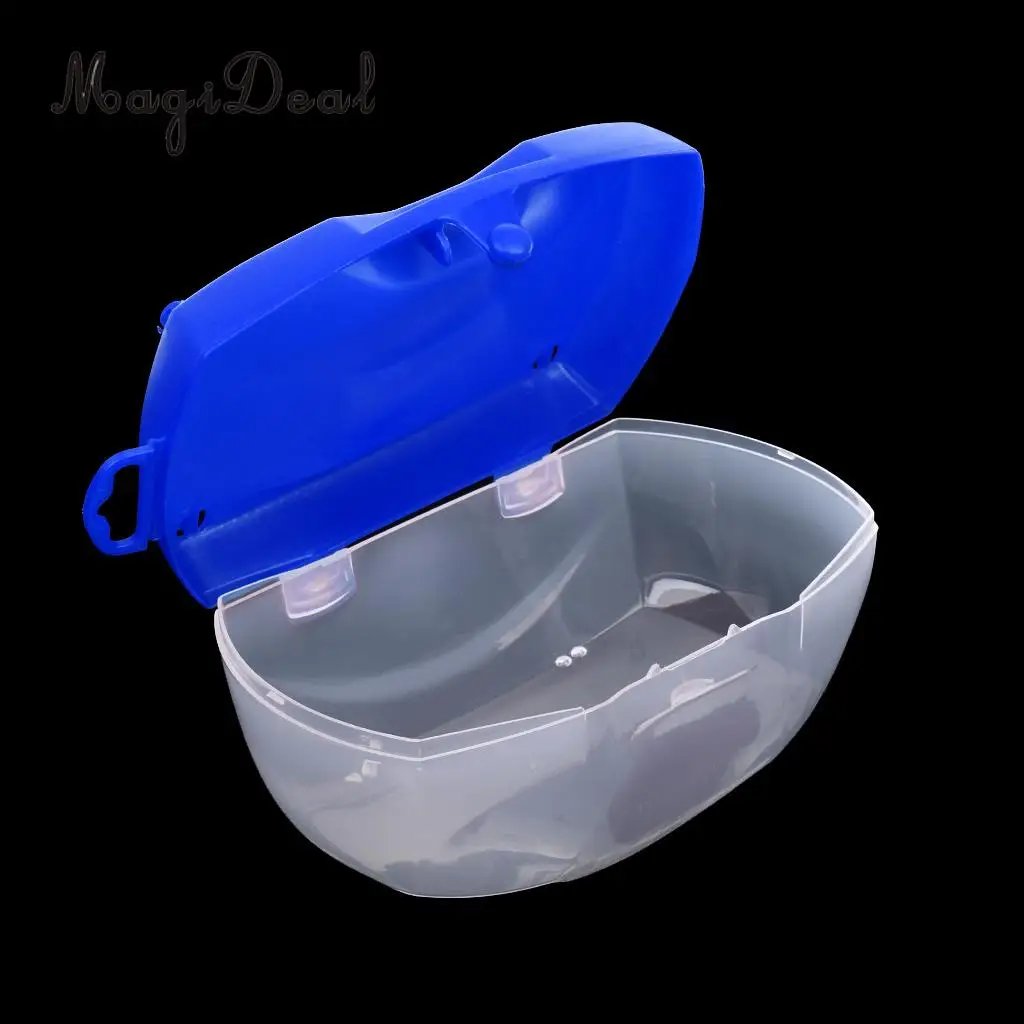  2Pcs Plastic Diving Mask Storage Box Snorkeling Goggles Swimming Glasses Lenses Hard Case Scuba Dive Gear Protective Container