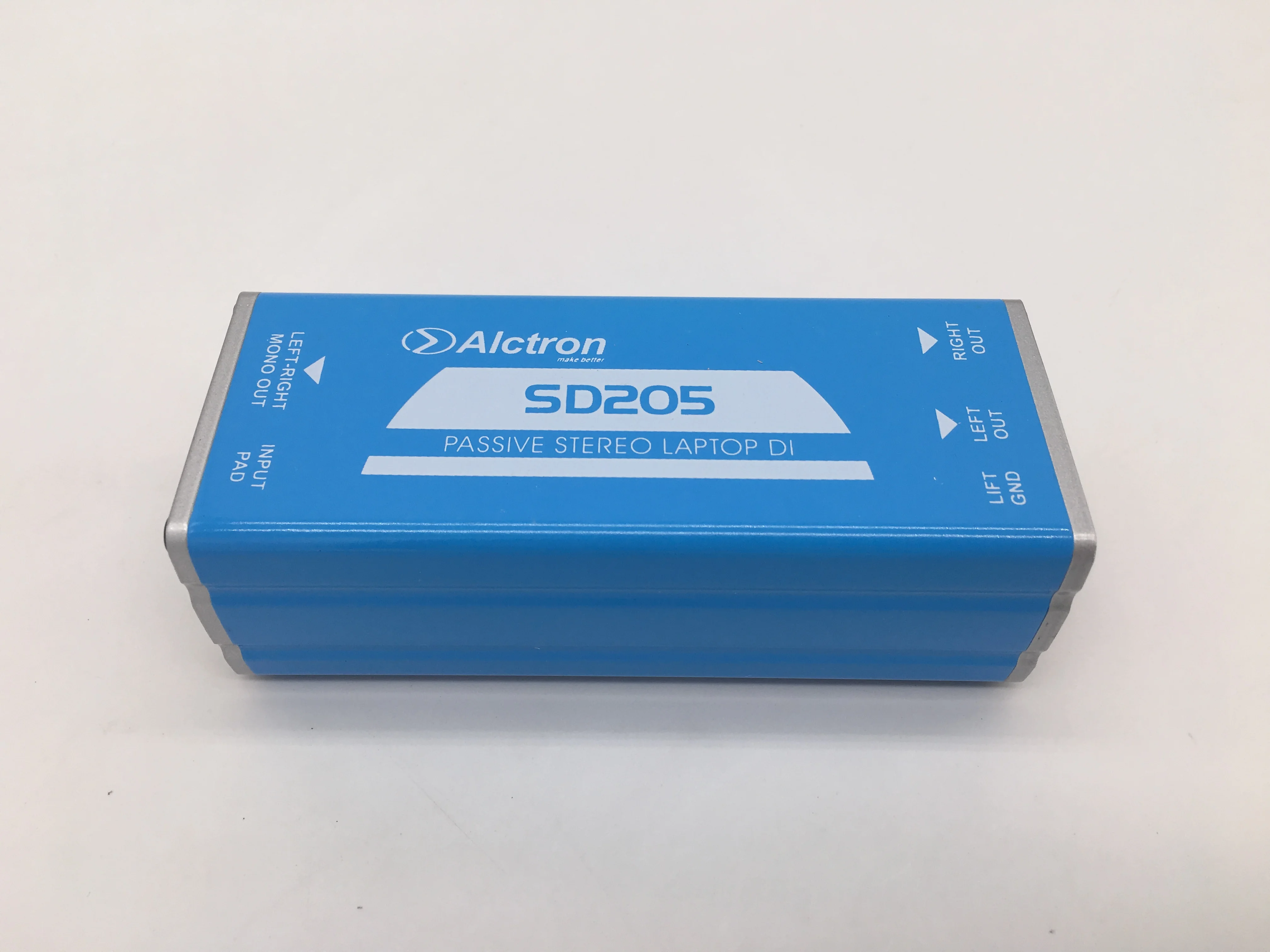 Alctron SD205 пассивная прямая коробка, стерео DI коробка преобразования несимметричный для баланса аудио сигнала процессор, Пассивный стерео ноутбук DI