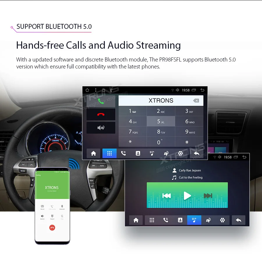 Perfect XTRONS 9" Android 8.1 Octa Core 2GB RAM 32GB ROM Car Multimedia Player GPS navigation for Ford focus 2012-2017 TPMS DAB No DVD 12