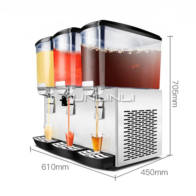 17L*3 Commercial Beverage Machine Three tank Large Capacity Beverage