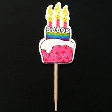 20 шт./упак. торт свеча Форма торт вставлена карта, Малый мусс кольцо, Тирамису, сыр, помады Украшения Торта Инструменты