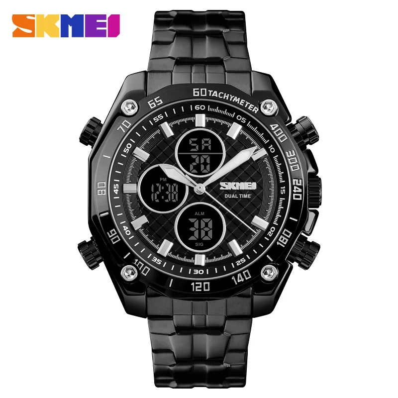 

SKMEI Mens Watches Top Brand Luxury Quartz Wrist Watch Men Fashion Waterproof Chronograph Multifunction Military Sports Watches