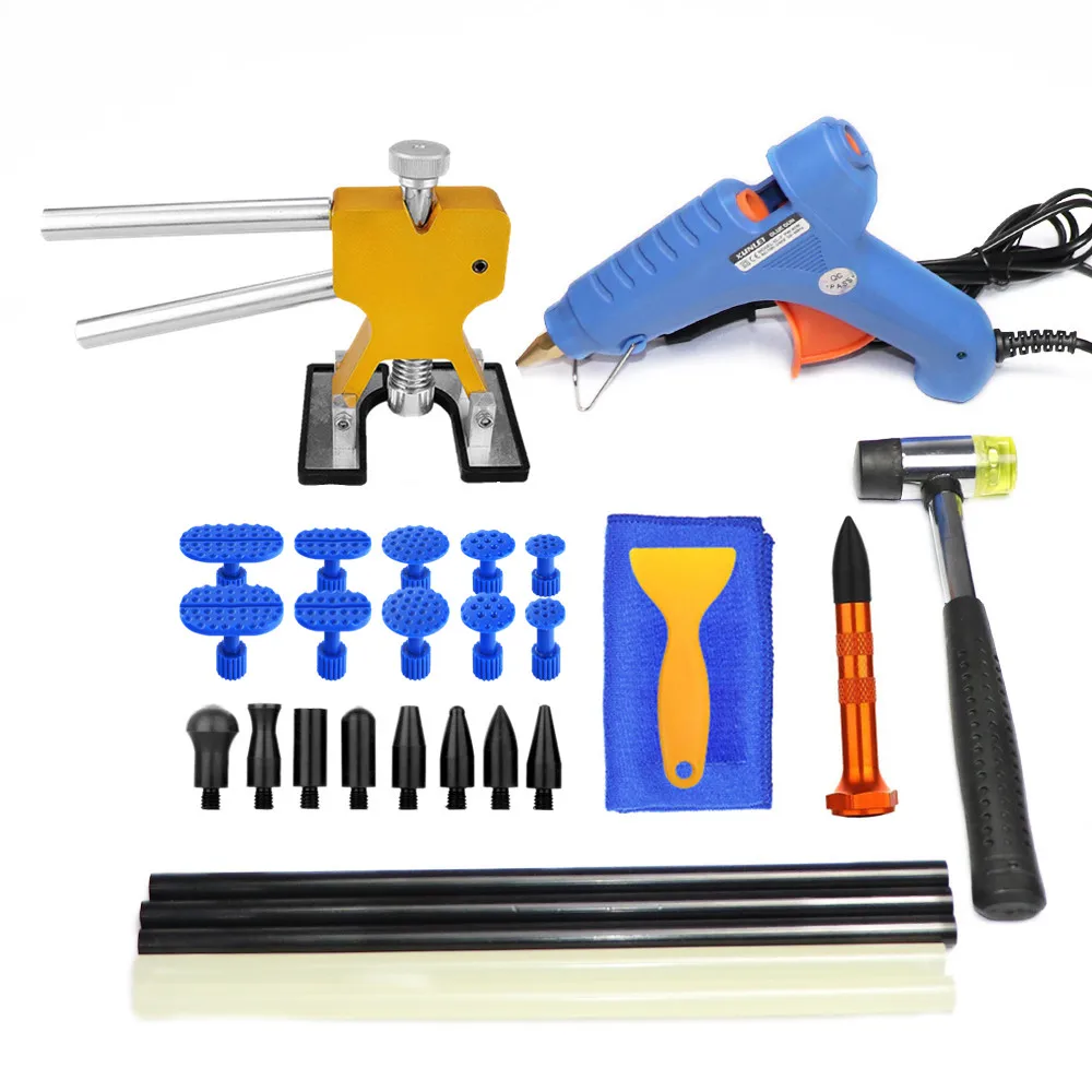 package 1 Безболезненный ремонтный инструмент набор для удаления вмятин DIY инструмент для удаления вмятин автомобильный Съемник комплект вмятин подъемник для автомобиля инструмент для ремонта - Цвет: package 1
