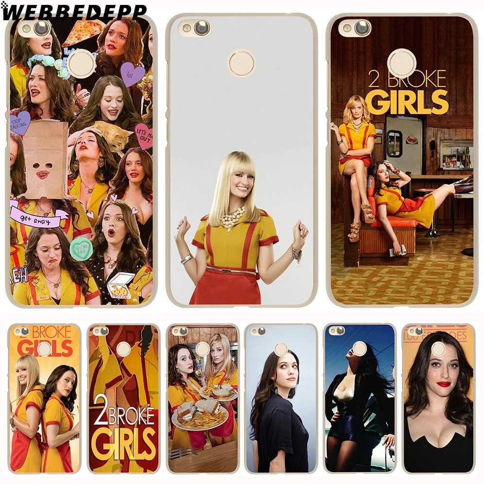 

WEBBEDEPP 2 Broke Girl Phone Case for Xiaomi Redmi 4X 4A 5A 5 Plus 6 Pro 6A S2 Note 5 6 7 Pro 4X Cover