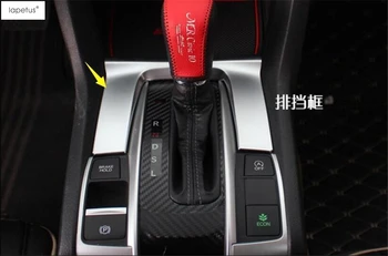 

Lapetus Accessories Fit For Honda Civic 2016 2017 2018 2019 2020 Transmission Shift Gear Panel Protector Molding Cover Kit Trim
