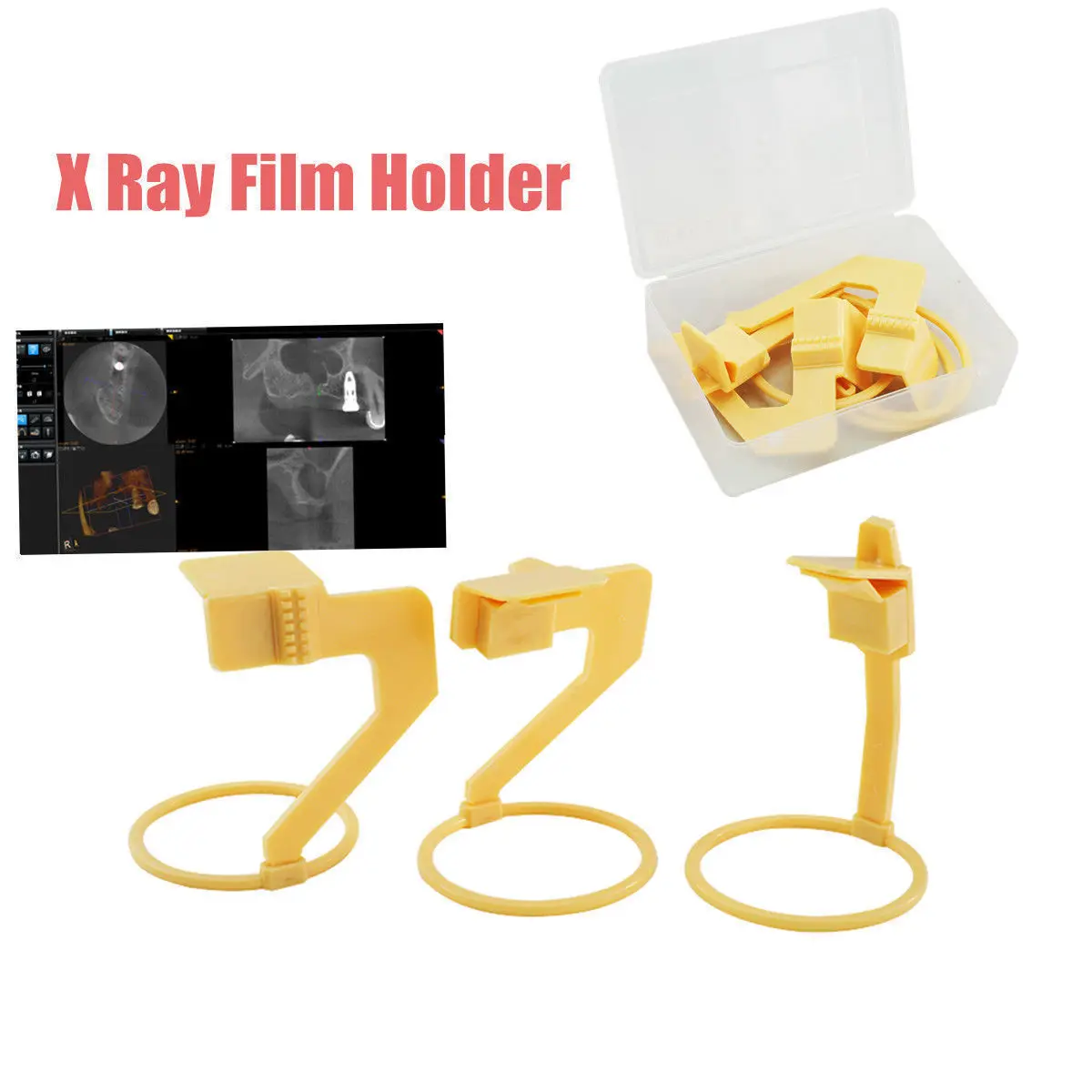 

3pcs Dental x-ray Film Positioning System Positioner Holder Locator Dentist Product Plastic Material
