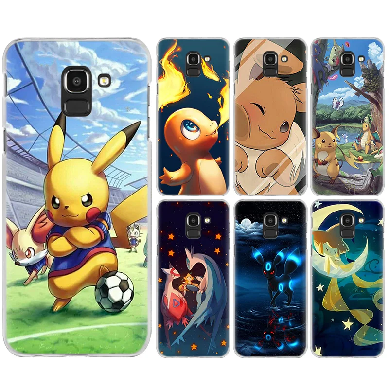 

Best Pokemons Colorful Case Cover for Samsung Galaxy A50 A30 A10 S10 S10e Plus A9 A8 A7 A6 Plus 2018 Star Lite M30 M20 M10 Coque