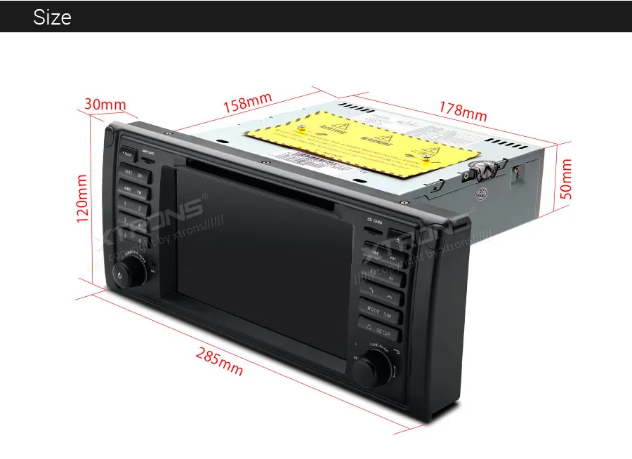 Cheap 7" Quad-Core 1.5GHz CPU Android 9.0 Pie OS Car DVD Multimedia GPS Radio for BMW E39 M5 1999-2003 & E39 1995-2003 & E38 1994-2001 27