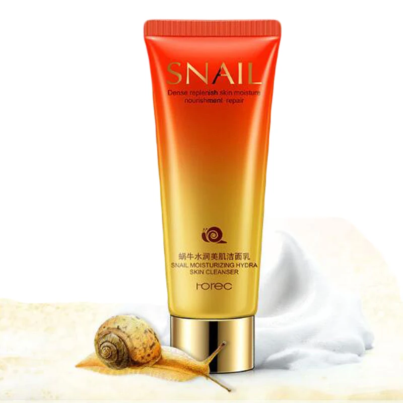 Snail Facial Cleanser Anti Aging Breakout Wrinkle Reducing Face Wash