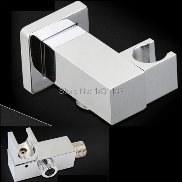 Brass Chrome Square Hand Shower mounting brackets Bathroom Shower