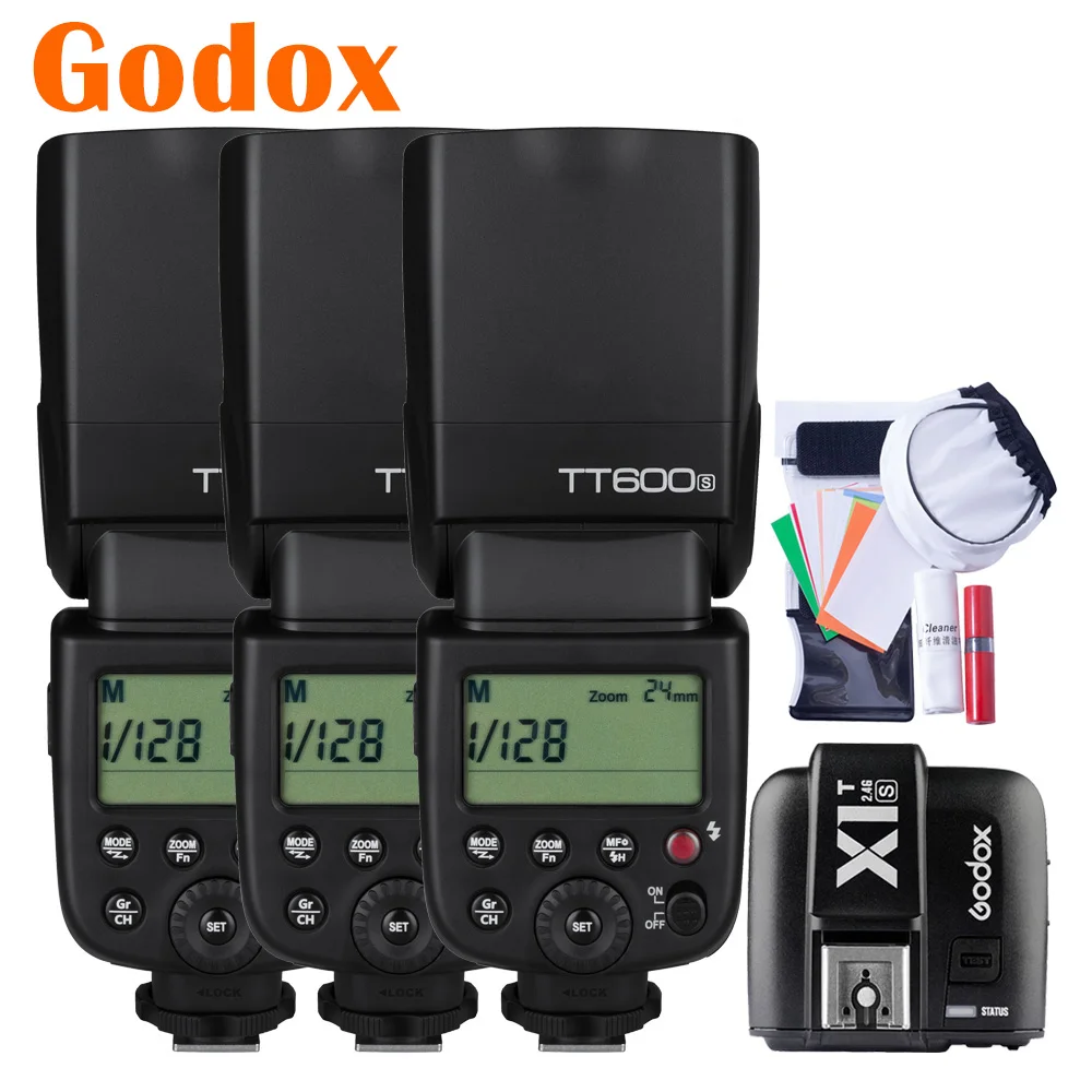 Godox HSS 2.4G TT600S Wireless Speedlight Camera Flash X1T S