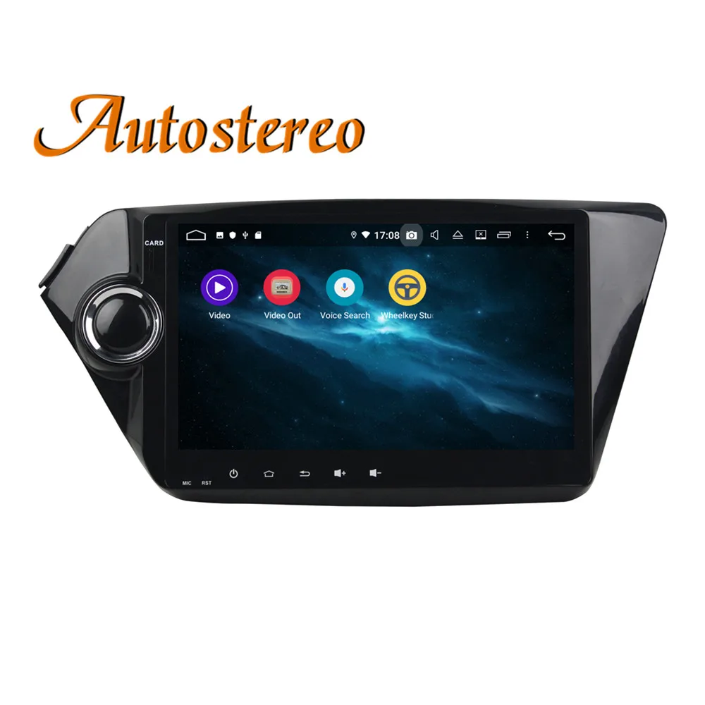 Sale Android 9 Max 64GB Car DVD Player GPS navigation For Kia K2 RIO 2010-2017 head unit multimedia player radio tape recorder stereo 8