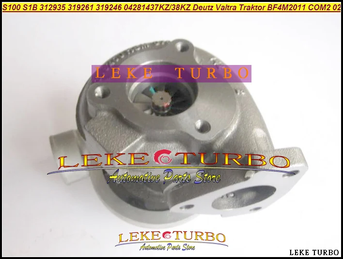 Turbo S100 S1B 312935 319261 319246 319247 04281437KZ 04281438KZ Turbocharger For Deutz Valtra Traktor BF4M2011 COM2 3.11L 87HP (6)