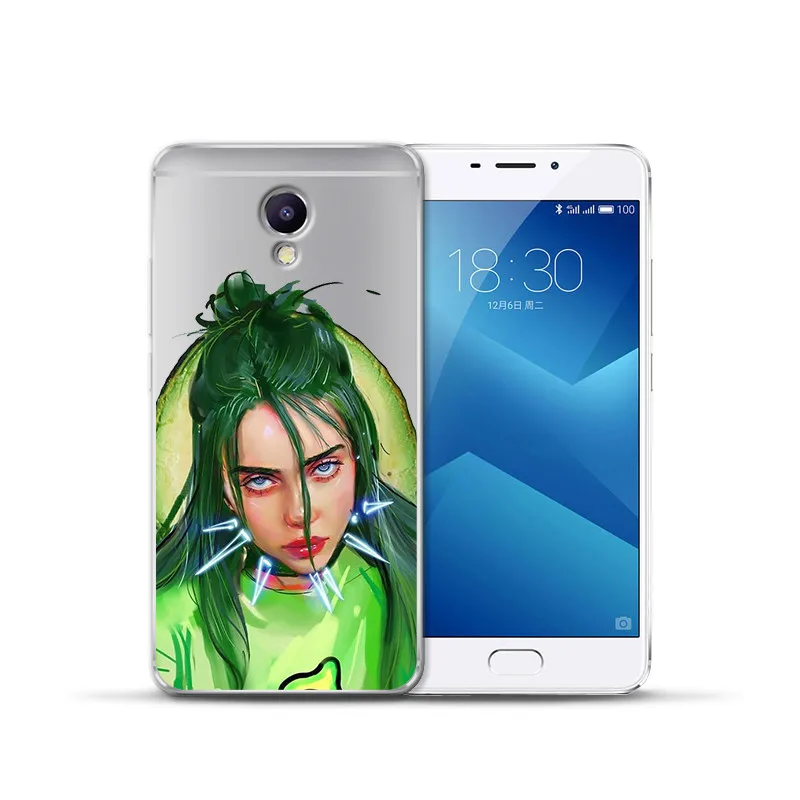 Роскошный Billie eilish для Meizu M3S M5 M5S M5C M6 M3 M5 M6 Note U10 U20 чехол для телефона Coque Etui capa Funda shell capinha милый - Цвет: 1808