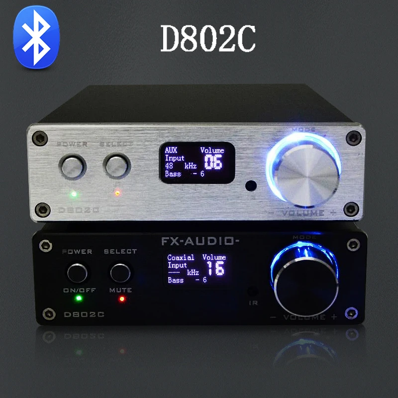 FX Audio D802C Bluetooth Pure Digital Amplifier USB/AUX
