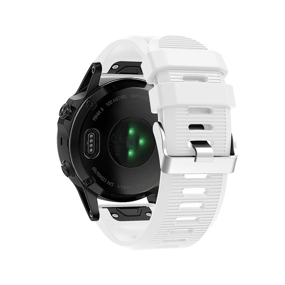 26 мм ремешок Quick Release силиконовый Easyfit замена из силикагеля, мягкий ремешок для наручных часов Garmin Fenix 3 HR 6X 5X Plus smartwatch