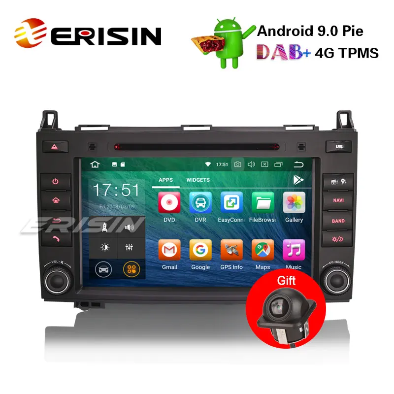 Discount Erisin ES4821B 8" DAB+ Auto Radio 4G Android 9.0 Pie Car DVD Player SD GPS for Benz Sprinter Viano Vito 5 Discount Erisin ES4821B 8" DAB+ Auto Radio 4G Android 9.0 Pie Car DVD Player SD GPS for Benz Sprinter Viano Vito 5