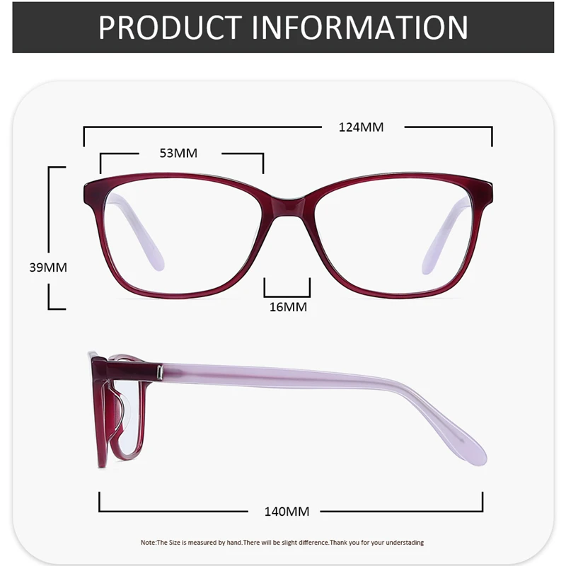 Зеноттические ацетатные очки, оправа, женские очки, оптическая прогрессивная дальнозоркость, очки, очки ручной работы, компьютерные очки BT3019