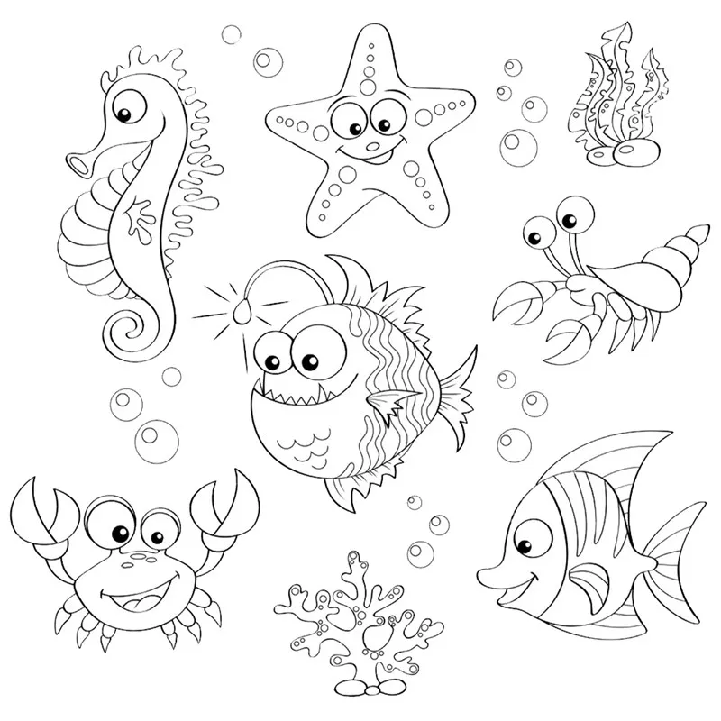 Металлическая вырубка YaMinSanNiO Fish Sea Animal штампы для скрапбукинга тиснильный альбом