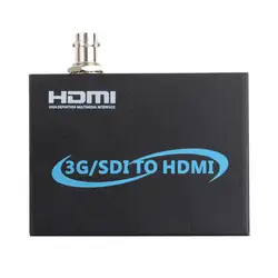 Высокое качество HD мультимедийный Интерфейс 3G/SDI в HDMI 1080 P Full HD Выход адаптер конвертер Черный sep19