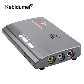 

kebidumei VGA AV CVBS Tuner Receiver VGA DVB-T2 TV Box Digital Terrestrial HD 1080P DVB-T/T2 TV Box With Remote Control Newest