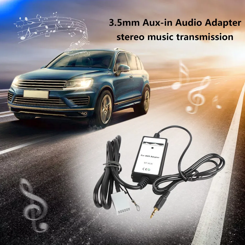 

Car Interface USB AUX Mp3 Adapter Car Digital CD Changer Select For VW Car Support 3.5mm jack input No signal interfere ABS 8Z